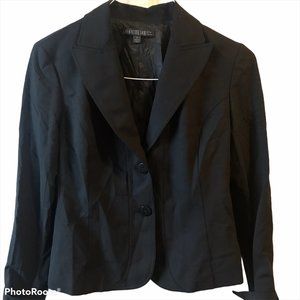 Lafayette 148 Womens Black Wool 2 Button Structure